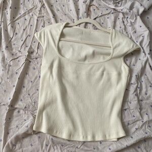 Libanati Ribbed Shirt in White